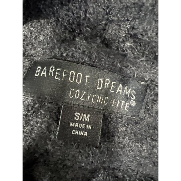 Barefoot Dreams Cozy Chic Lite Island Wrap Cardigan Black Womens Small Medium - Picture 3 of 5